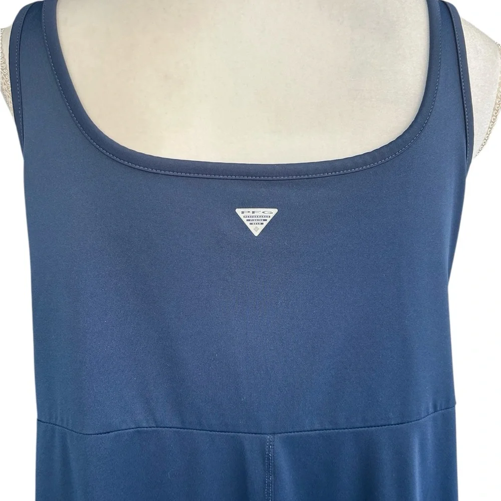 Columbia Sportswear Company Blue Sleeveless Mini Dress